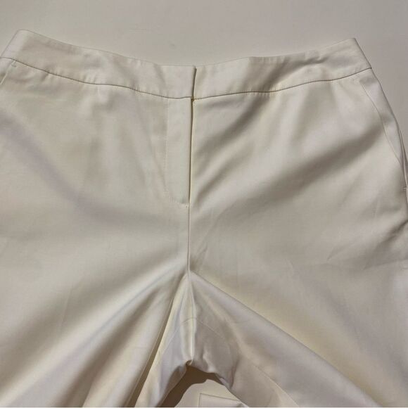- Vintage Talbots White Straight Wide Leg Stetch Chino Pants Women's Size 14 - Picture 3 of 16